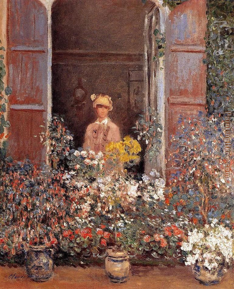 Claude Monet Camille At The Window